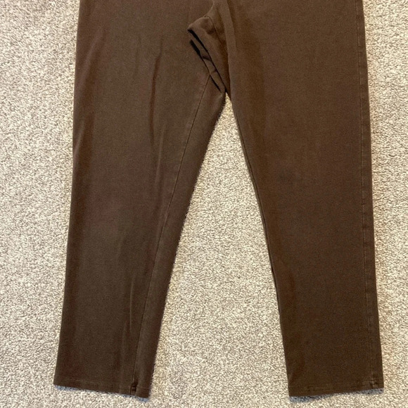 🌸 a.n.a. Brown Cropped Leggings L - Picture 3 of 13